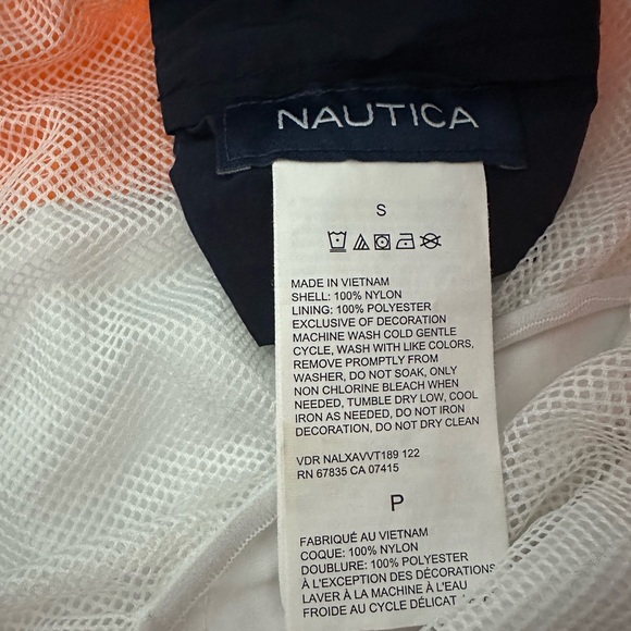 Nautica Men's Swim Trunks - Orange, White, and Pink - Picture 6 of 6